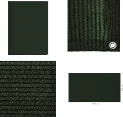Immagine prodotto di vidaXL Tappeto per tenda, 250x450 cm, verde scuro - Tappeto per tenda - Tappeti per tenda - Tappeto da campeggio - Tappeti da campeggio