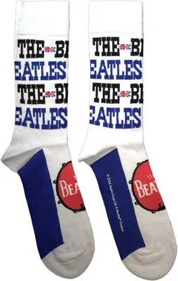 Produktbild von The Beatles - Socken für Herren/Damen Uni RO12748 (40,5 EU - 45,5 EU) (Weiß)