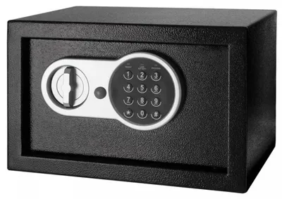 Immagine prodotto di Herzberg HG-03855: Cassaforte Elettronica Digitale in Acciaio a Doppio Chiavistello - 20x31x20cm