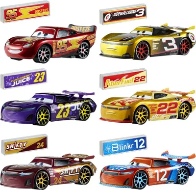 Obrázek produktu pro Disney Pixar Cars HXW33, Závodní vozidlo, 3 rok/roky, Kov, Plast, Vícebarevný
