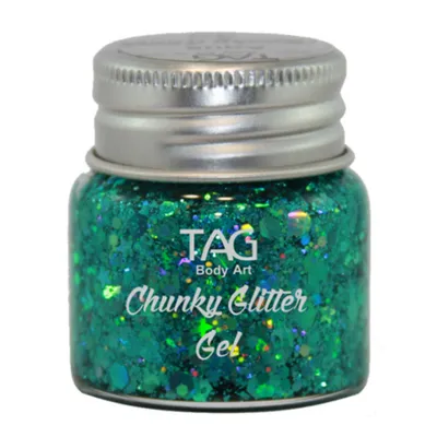 Image de Gel pailleté épais aqua