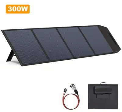 Obrázek produktu pro Přenosný solární panel - Skládací solární nabíječka - Mobilní solární panel - Solární panel pro kempování - Výkon 300 W