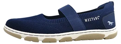 Produktbild von Mustang Damenschuhe Halbschuhe Slipper Ballerina Blau Freizeit, Schuhgröße:36 EU
