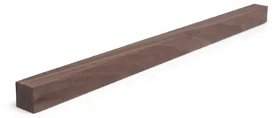 Produktbild von Holzleiste - Nussbaum gehobelt - 25 x 25 x 1000 mm