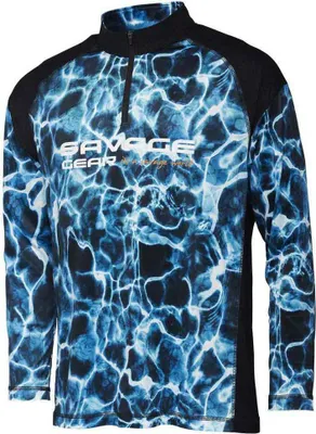 Zdjęcie produktu dla Savage Gear Koszulka Marine UV Long Sleeve Tee Sea Blue L