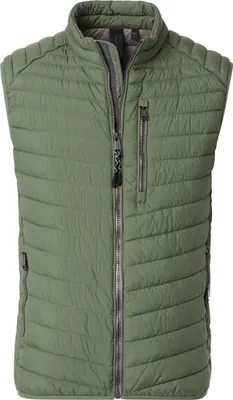 Produktbild von CASAMODA Herren Outdoor-Steppweste Stehkragen Regular Olivgrün M