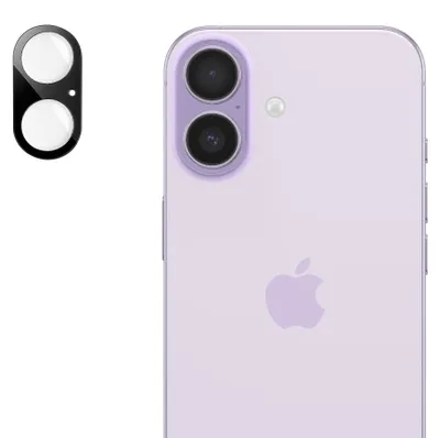 Produktbild von Techsuit – Full Camera Glass Schutzglas für die Objektivkamera des iPhone 17 – schwarz