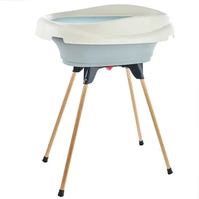 Produktbild von Wickeltisch und Badewannen Kombination, THERMOBABY VASCO, 2 in 1, Grau Charme
