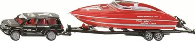 Produktbild von Siku PKW mit Motorboot Spielzeugauto; 2543