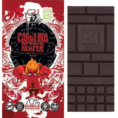 Produktbild von Schokolade »Carolina Reaper« Chili 70% | 50g