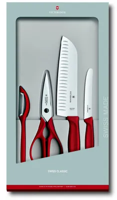 Produktbild von Victorinox Swiss Classic Kitchen Set 4 tlg. rot