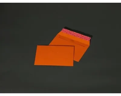 Produktbild von Briefumschläge C6 100g/qm haftklebend VE=100 Stück orange