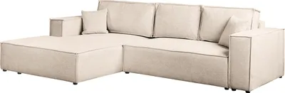 Produktbild von home24 Ecksofa mit Schlaffunktion - Longchair