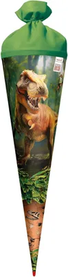 Produktbild von Roth Schultüte 70cm rund T-Rex Welt
