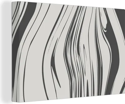 Obrázek produktu pro OneMillionCanvasses® - Obrazy na plátně - 140x90 cm, Mramor - Šedá - Vzor, Nástěnný tisk Nástěnná dekorace - Fotografie na plátně - Obraz na dřevěném rámu