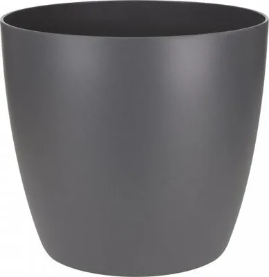 Produktbild von Pflanztopf Brussels - Anthrazit - D07xH6cm - Kleiner Blumentopf in modernem