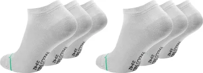 Produktbild von Paolo Renzo Bambus Sneaker Socken Damen & Herren 6 Paar 39/42 Hellgrau
