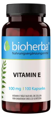 Produktbild von Bioherba Vitamin E 100 mg 100 Kapseln