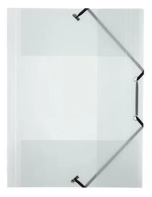 Obrázek produktu pro Desky s gumičkou "Propyglass", transparentní, PP, 15 mm, A4, VIQUEL