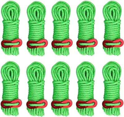 Imagen del producto de Asegure la estabilidad de su tienda de campaña con nuestros cables de sujeción reflectantes