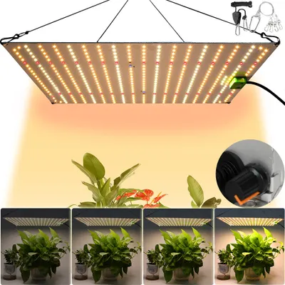 Produktbild von Pflanzenlampe LED Vollspektrum Flowerpot Lampe Dimmbar Pflanzenlicht Gemüse und Blume für Wachsen Zelt Wachstumslampen 120W Grow Light Gewächshaus
