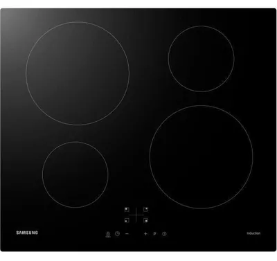 Obrázok produktu pre Samsung NZ64M3NM1BB, Čierna, Vstavaný, Indukčná varná doska so zónami, Sklokeramická, 4 zone(s), 4 zone(s)