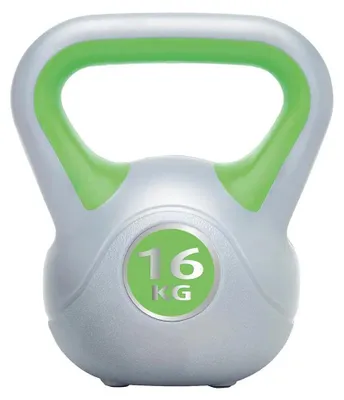 Obrázek produktu pro Urban Fitness Kettlebell Vinyl zelený 16 kg – posilování a cvičení