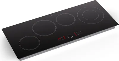Obrázok produktu pre Klarstein ndukčná varná doska so 4 platňami, 6500 W indukčná varná doska so 4 platňami, rýchla vstavaná indukčná platňa, sporák s dotykovým ovládaním a ochranou proti prehriatiu, účinná vstavaná doska 90cm