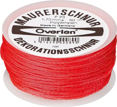 Produktbild von Maurerschnur L.50m D.1,7mm 30kg PE rot