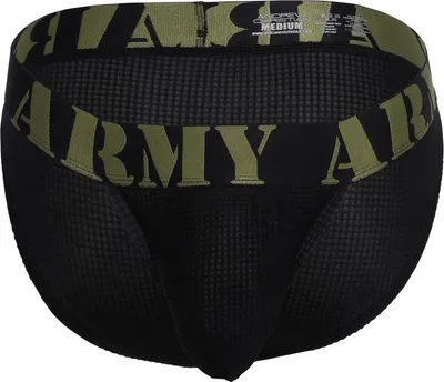 Image de Andrew Christian - Sous-vêtement Slips Hommes - Military Brief w/ ALMOST NAKED® Black - 1x Taille L