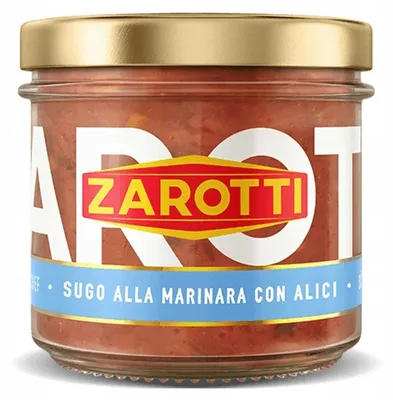 Zdjęcie produktu dla Sos pomidorowy Alla Marinara z anchois Zarotti