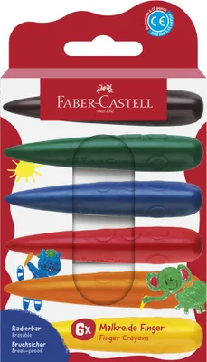 Produktbild von Faber-Castell 120409, 6 Stück(e), Mehrfarbig, Mehrfarbig, Rund, 3 Jahr(e)