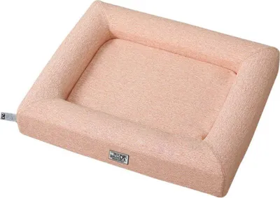 Immagine prodotto di DD-01 Lettino ortopedico per cani / gatti - taglia M colore albicocca - adatto alle articolazioni con schiuma a memoria di forma, rivestimento estivo e invernale lavabile e materasso che favorisce il comportamento di scavo