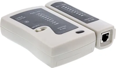 Produktbild von InLine Tester für RJ45 Kabel mit 9 LED, 139 g, 110 mm, 185 mm, 35 mm, 181 g, 700 cm³