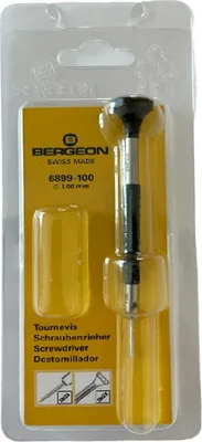 Immagine prodotto di Cacciavite Bergeon 6899-100 Ergonomico 1 00mm Nero