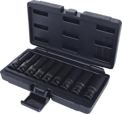 Obrázek produktu pro KS TOOLS 515.1050 - Steckschlüssel-Satz - 1/2" - 9 Kopf/Köpfe - Chrom-Molybdän-Stahl - ISO 1174 - DIN 3121 - 1,97 kg