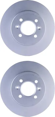 Produktbild von 2 Bremsscheiben voll Ø 66 mm 10,5 mm HELLA passend für u.a. RENAULT LAGUNA