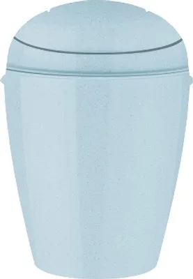 Produktbild von Swing Mülleimer, 5 L, -Recycling, Nature Flower Blau - Koziol | DEL S