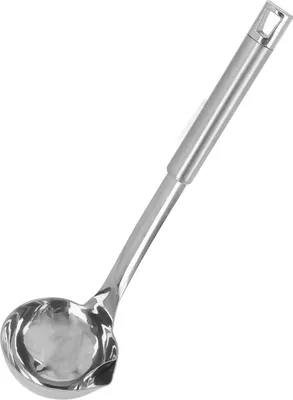 Produktbild von Silikon Soeplepel mit langem RVS-Stiel - Skimmer für Soepen und Saucen - 12,4 Zoll