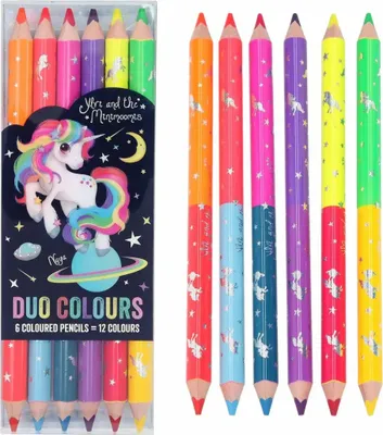 Produktbild von Ylvi and the Minimoomis Buntstifte 6er 12 Farben,
