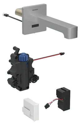 Produktbild von Geberit 116277SN1 Brenta WT-Arm.,Wandmontage, Netzbetr.