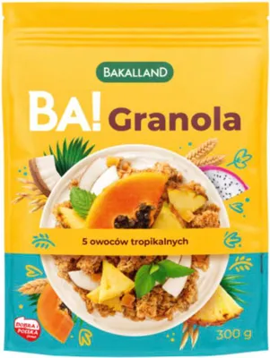 Obrázok produktu pre Granola 5 Owoców Tropikalnych Bak 300 g