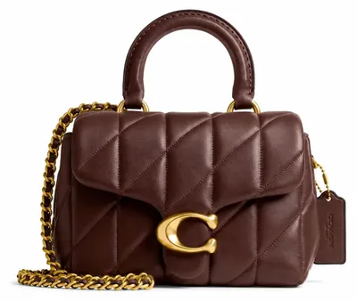 Obrázek produktu pro Dámská kabelka Coach Tabby Top, materiál: kůže (nubuk), barva: hnědá