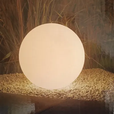 Produktbild von Season Lights LED Aussenleuchte Moon40 12V 3W RGB Weiß satiniert Kunststoff IR18750
