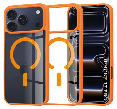 Zdjęcie produktu dla Techsuit - etui MagSafe Pro do iPhone 17 Pro - pomarańczowe