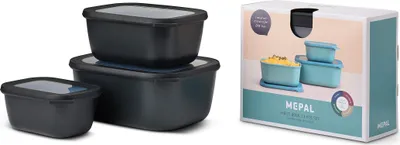 Zdjęcie produktu dla set cirqula rechteckig 3-tlg (750+1500+3000) - nordic black