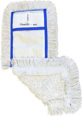Produktbild von ECO einfacher Baumwollmop blau 50 cm Wischmop, Putzmop, Bodenwischer, Wischbezug