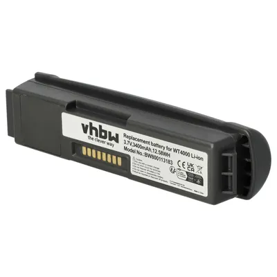 Produktbild von vhbw Akku kompatibel mit Zebra WT41N0, WT4090, WT4000 Barcodescanner POS (3400 mAh, 3,7 V, Li-Ion)