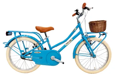 Produktbild von Mädchenfahrrad Dolce Vita by Canellini ROMA 20" 1V - HellBlau mit Korb