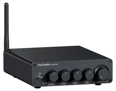 Imagen del producto de Amplificador de audio 2.1 canales - Bluetooth 5.0 - Potencia de 165W y 350W - Aluminio